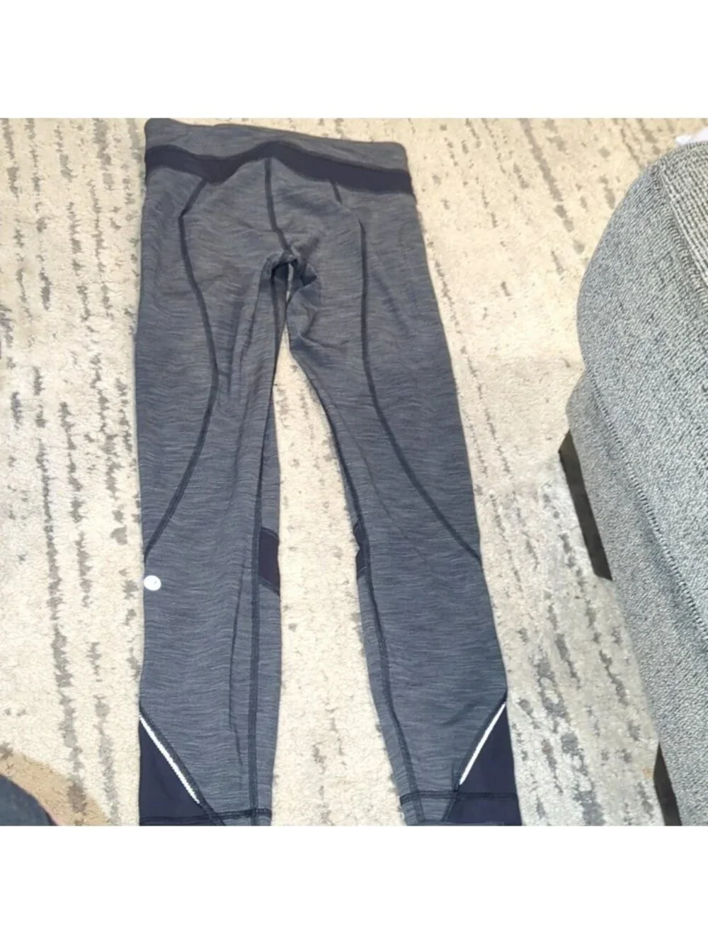 Lululemon Inspire Tight II Heathered Black / Heathered Black